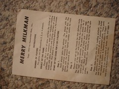 Merry Milkman Exciting Game & Toy 2610 Hasbro 1955 complete