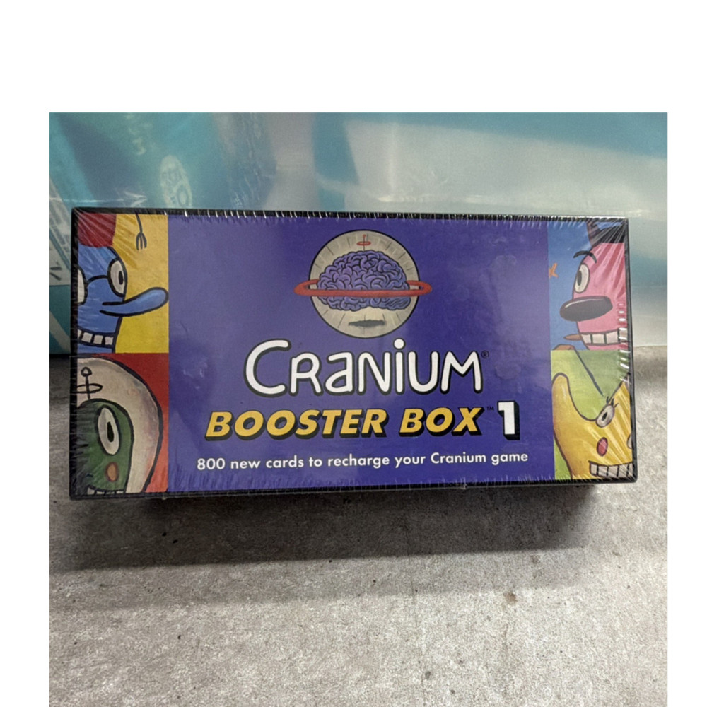 Cranium Booster Box 1 Extension Pack Party 800 New Cards Board Game 1999 4+ 12+