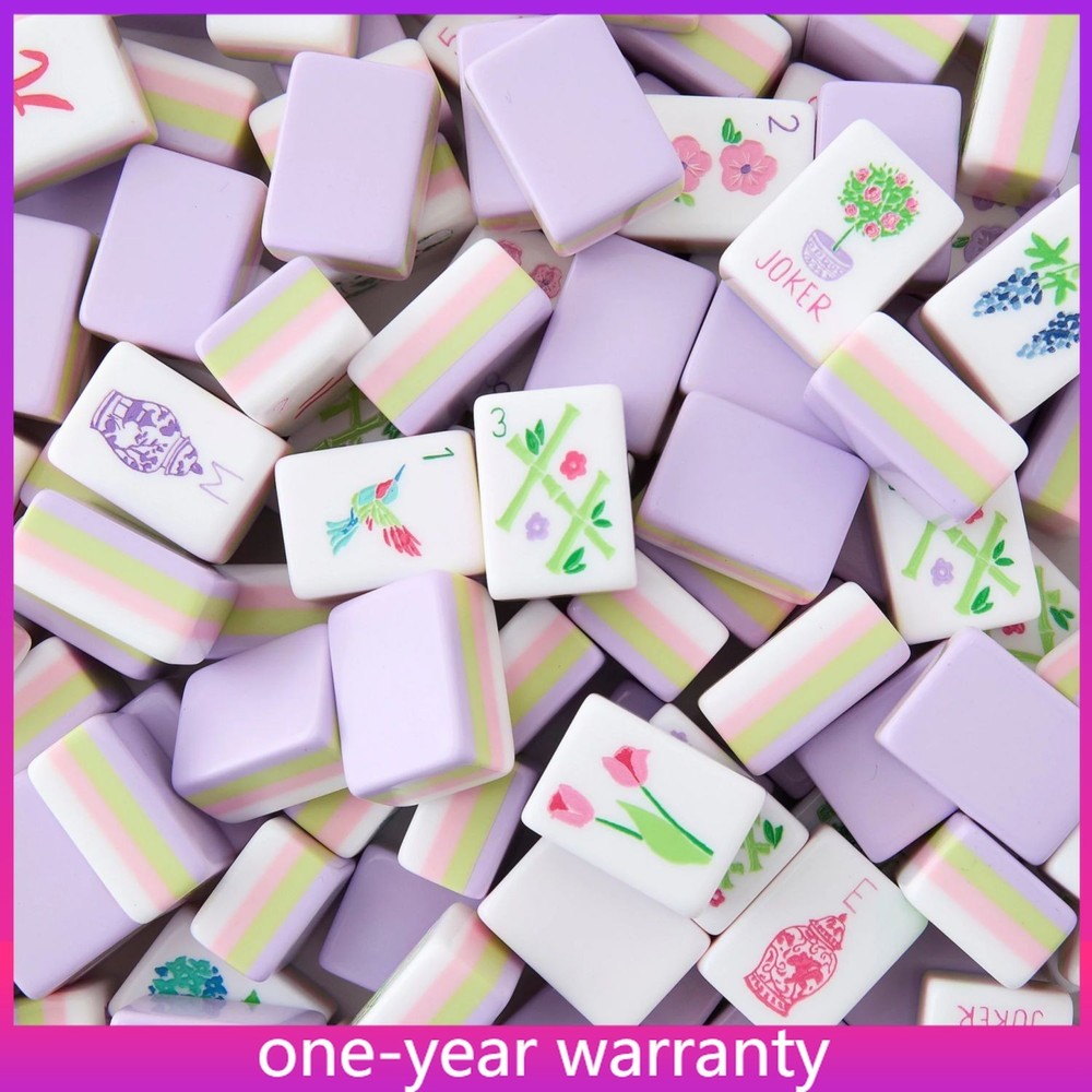 American Mahjong Game Set Light purple 160 Lavender Layered 284)
