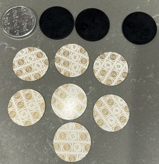 VINTAGE 1990s Lot of 104 POISON Skull Bones Pogs Slammer Whammers Milk Caps