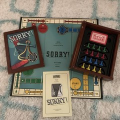 Vintage Game Collection Sorry! Library Bookshelf Game Limited Edition See Pics