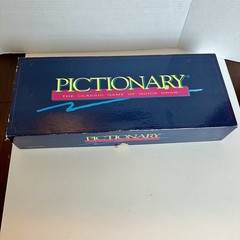 Pictionary 1993 Board Game Updated for the 90s Complete Vintage Drawing