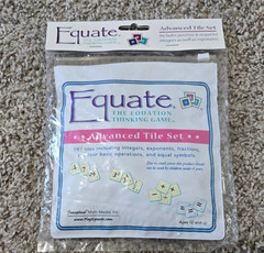 NEW Equate Equation Thinking Game Advanced Set 197 Tiles ONLY Math Homeschool