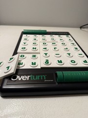 Vintage 1991 Pressman Overturn Word Board Game Family Fun Complete VGUC Unique
