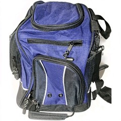 MONOPOLY Board Game Blue Canvas Bag With Shoulder Strap And Shoe Compartment