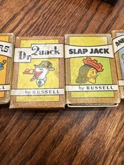 Vintage 1930s Russell Library of Games Set of 6 Complete Miniature Card Games US