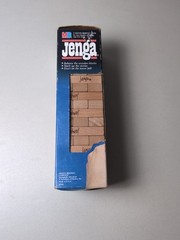 Vintage 1986 Milton Bradley Jenga Block Stacking Game Fully Complete & Excellent