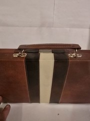 Cardinal Vintage Rummy-O Rummikub Game with Faux Leather Carrying Case Good Cond