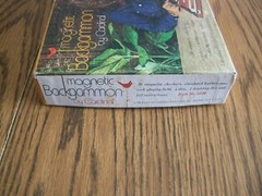 backgammon magnetic by cardinal in original box complete 107m 1970’s vintage