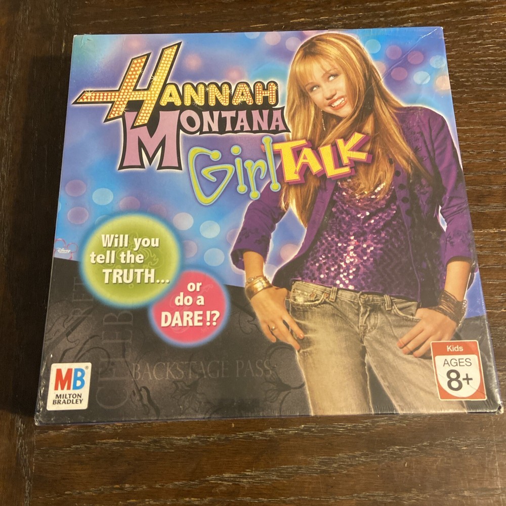 Hannah Montana Girl Talk Board Game Milton Bradley 2007 – NIB-Teen TV Show