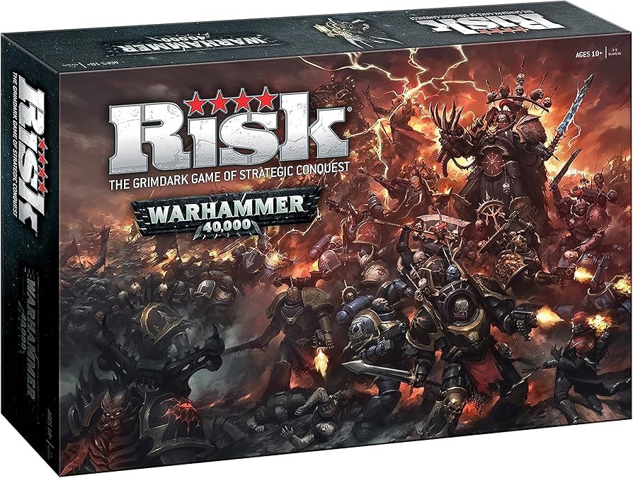 RISK Warhammer 40,000 40K Board Game Of Conquest USAopoly Hasbro Open-Box (2020)