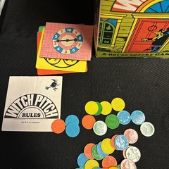 Rare Witch Pitch Board Game Parker Bros 1970 Halloween