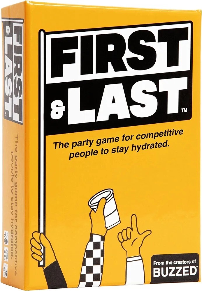 First & Last Card Drinking Game (Hunch Studios) BRAND NEW, SEALED, GAME, CARDS
