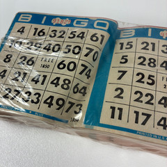 Vintage Arrow International Bingo Paper Cards Lot NOS Wrapped 1986