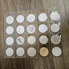 Vintage 1990s Mix Lot of 150 Pogs and 1 Metal Slammers Plus Binder Sleeves