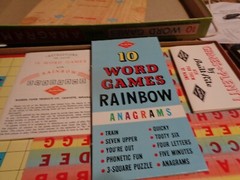Vintage Built Rite Warren Games Anagrams 10 Word Games UNUSED IN OPENED BOX