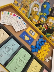 The SIMPSONS Monopoly “Welcome To Springfield” Board Game 2001 100% Complete