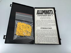 Illuminati Card Game with Expansion 1 2 & 3 Steve Jackson Games 1983 Portable