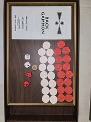 Ridley’s Games Room BACKGAMMON The Ancient Game Of Cunning Strategy EUC/Open-Box