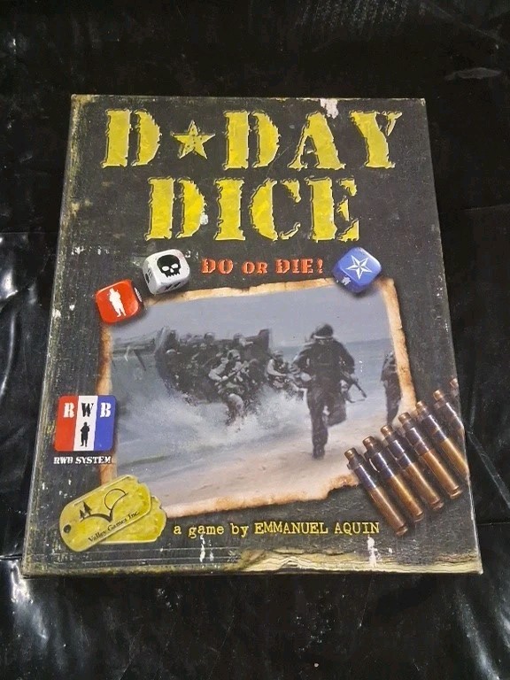 Valley Dicegame D-Day Dice (1st Ed) Box SW (VG+/New)
