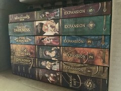 Dungeon Twister Lot: Core and Expansions 1-5, UNPUNCHED