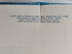 Vtg Aurora Pursuit Aerial Battle Strategy Game 1973 w/ Box & Pieces, No Instruct