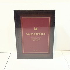 WS Game Company Monopoly Heritage Edition Wood Bookshelf Game Walnut Box