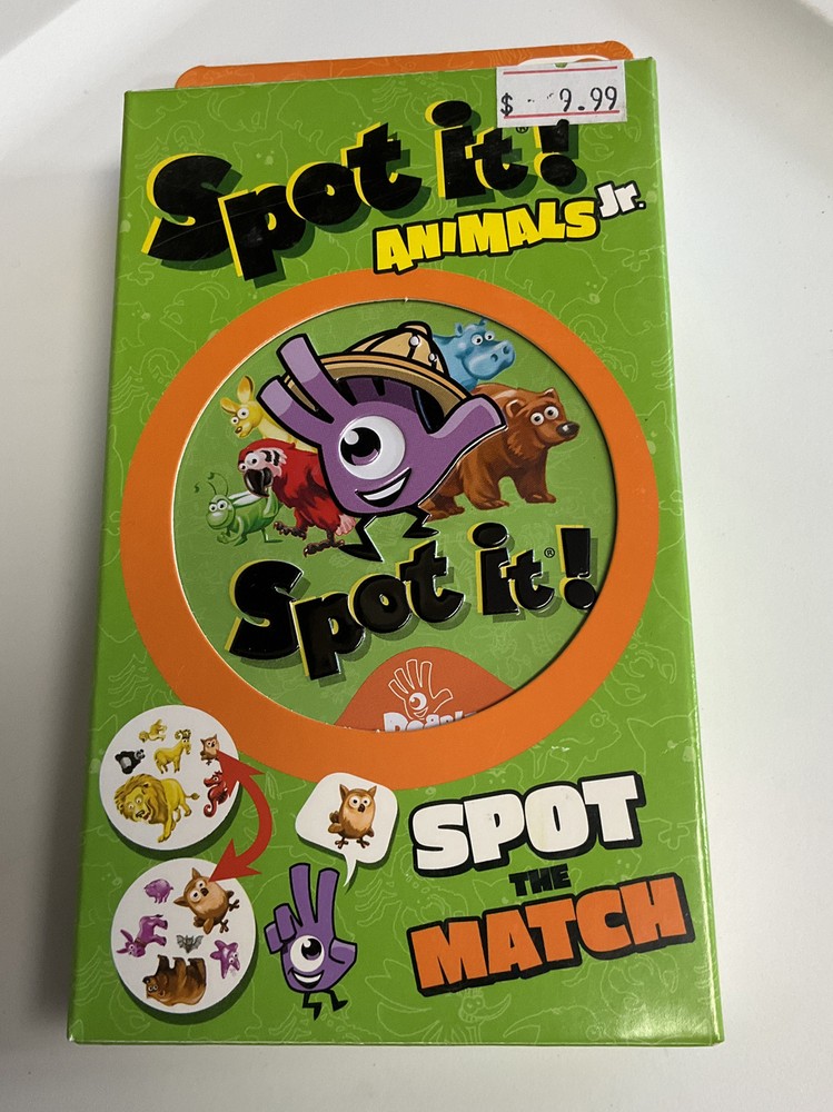 Spot It! Animals Eco-Blister Junior Family Card Game Asmodee Zygomatic Party Jr
