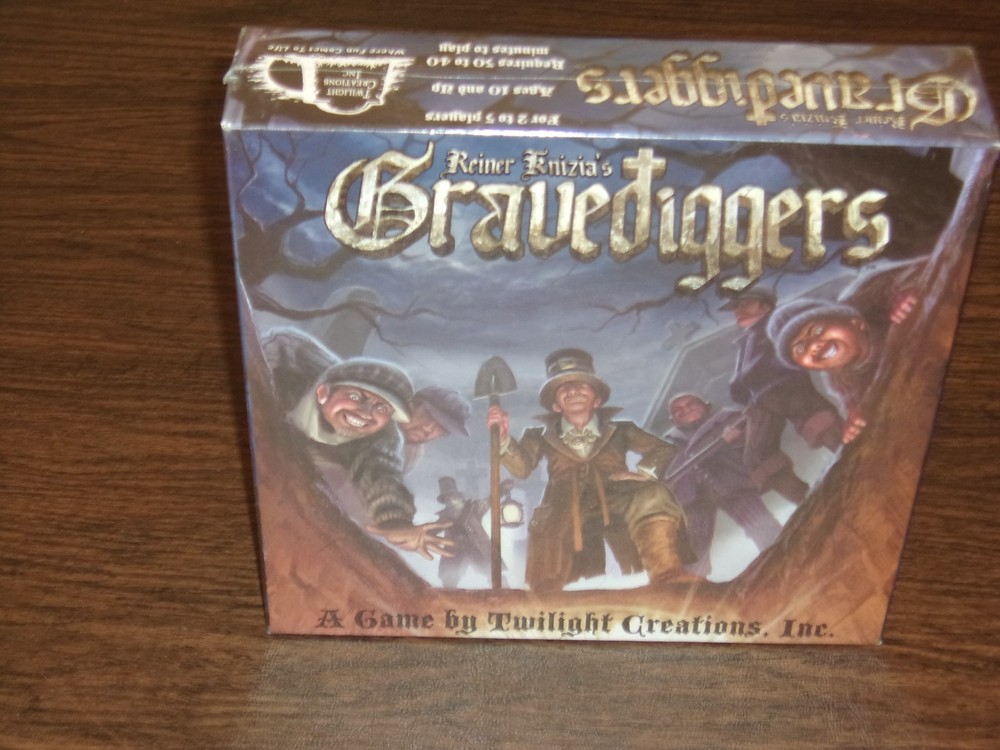 NIB 2007 Reiner Knizia’s Gravediggers Bidding Game Twilight By Creations