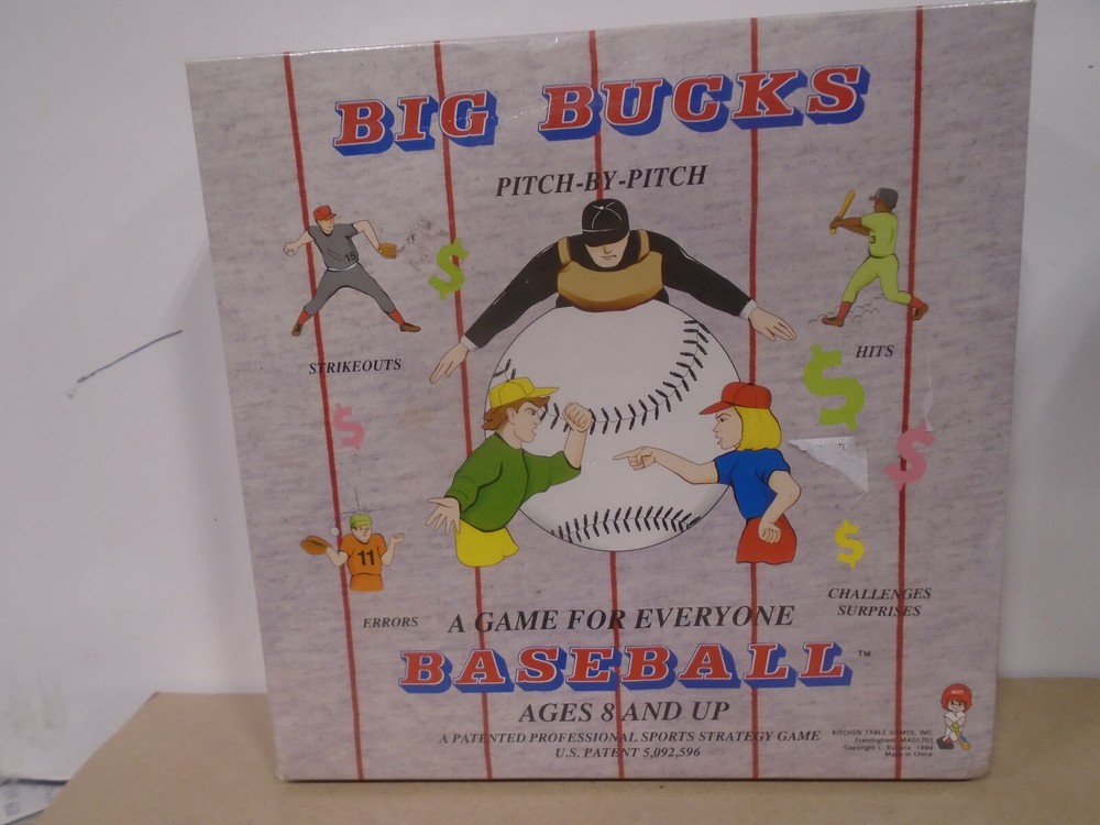 BIG BUCKS BASEBALL PITCH-BY-PITCH A GAME FOR EVERYONE NEW IN SEALED BOX