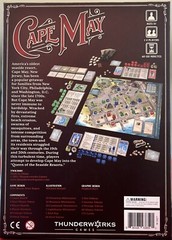 Cape May Thunder works Games Seaside Resort City Building Board Game NM