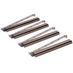 Modern Mahjong Racks with Built-in Pushers – Black – Set of 4