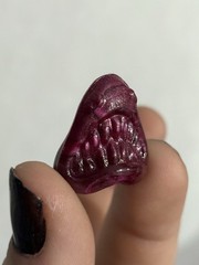 GOGO’S Rare Vintage Maroon Toothpaste JAWS CRAZY BONES Classic Original 1996 1″