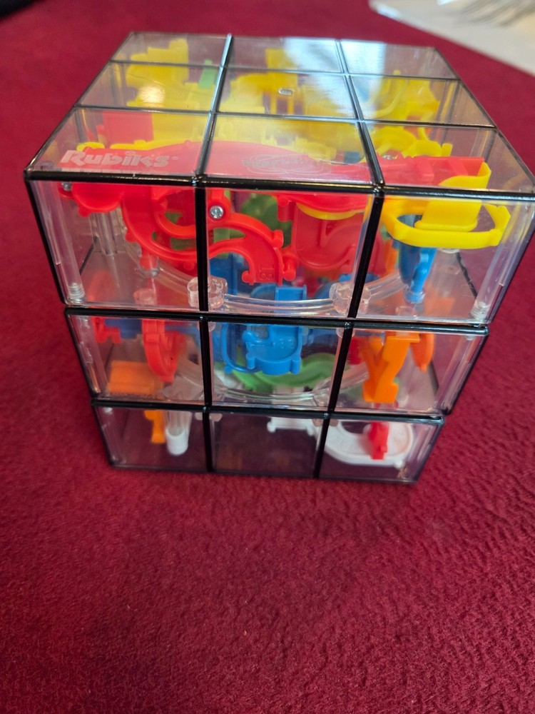 Rubik’s Perplexus Fusion 3×3 Gravity 3D Maze Cube Brain Teaser Game Spin Master