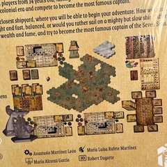 PIF GAMES Colonial Captain’s Log Sandbox Board Game For Ages 14+ 1-4 Player