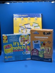 Hasbro Boggle First Words Game & Little Hands Matching Game + SNIP IT Activity