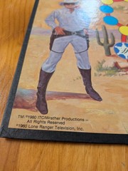 The Legend of the Lone Ranger Board Game 100% Complete Milton Bradley 1980