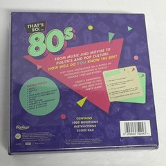 Ridley’s That’s So 80s Trivia Game Party Family 1980s Music Movies Pop Sealed