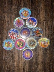 10 Holographic Pogs From Early 90s