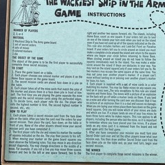 RARE – THE WACKIEST SHIP IN THE ARMY GAME VINTAGE 1965 BOARD GAME MILITARY -READ