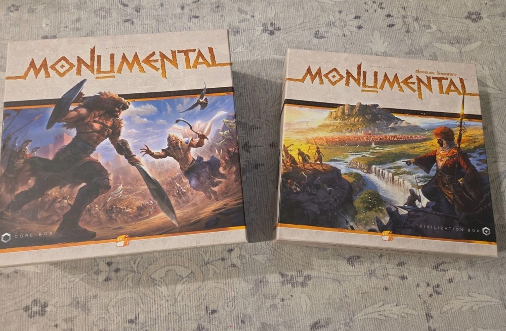 Monumental Board Game /w Lost Kingdoms and African Empires Expansions Complete