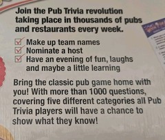 John Herbert’s PUB TRIVIA – University Games 2012 Old Fashioned Team Trivia NEW