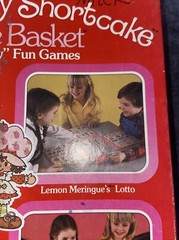 Strawberry Shortcake Game Basket Four Berry Fun Games By Parker Brothers