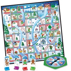 MasterPieces – Candy Cane Kingdom – Christmas Slides & Ladders Board Game