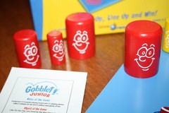 Gobblet! Junior All Wooden Game – Gobble – Line Up – Win -Blue Orange Games 2003