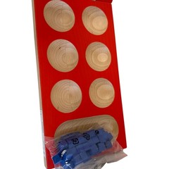 IKEA LATTJO Kalaha Mancala Board Game Kids Unisex OS Wood Red Blue 703.022.40