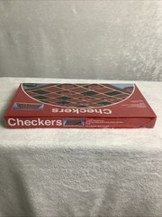 Pressman Checkers — Classic Game With Folding Board and Interlocking