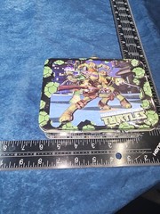 Teenage Mutant Ninja Turtles 5.5″x3.5″ 3D Metal Lunch Box empty NO pieces
