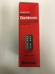 Pressman Double Nine Wooden Dominoes Brand New