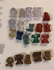 450 Piece Lot – GoGoS CRAZY BONES – Eggy, Aliens, Glitter, Jaws, Clear, Etc